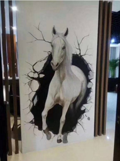 3D艺術(shù)彩绘背景墙