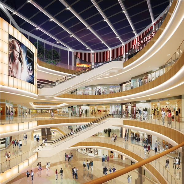 商(shang)場(chang)室內(nei)鋁單(dan)闆定製(zhi)